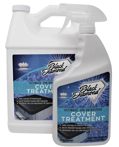 Black Diamond Stoneworks Ultimate Spa Hot Tub UV/Restore Cover Treatment, Protectant, Conditioner for Vinyl and Plastic. 160 Fl Oz (Combo)