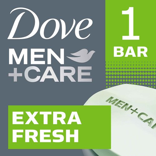 DOVE MEN + CARE Body and Face Bar Extra Fresh 3.17 oz, 48 Pieces