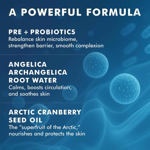 skyn ICELAND Nordic Renewal Pre and Probiotic Face Cream, Supports Skin Microbiome Barrier, Hydration and Radiance. Moisturizer for Dry, Sensitive Skin, 1.6 Fl Oz