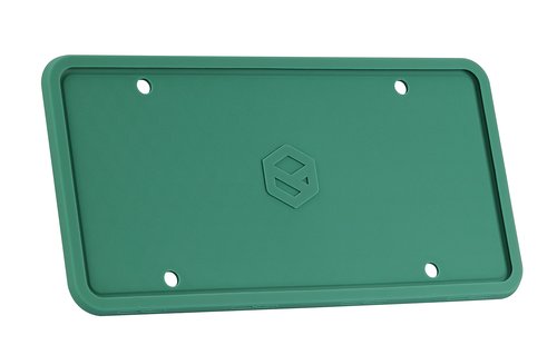 Rightcar Solutions Silicone License Plate Frames | The Original Premium Grade Silicone Car Plate Frame | Rust Proof, Rattle Proof, Weather Proof License Plate Holder (Green)