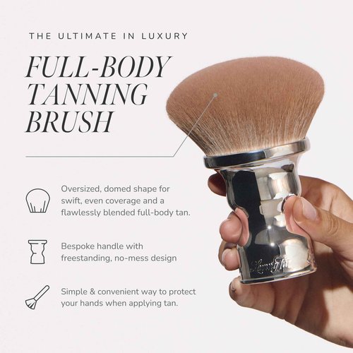 Loving Tan Flawless Body Tan Application Brush - Self Tanning, Streak Free, Premium Bristles, Oversized for Even and Easy Coverage, Free-standing, Vegan and Cruelty Free