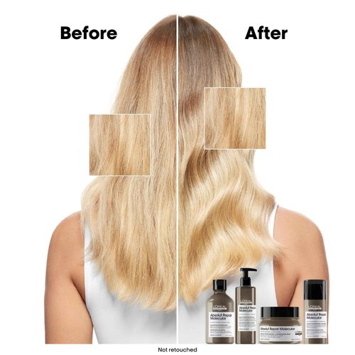 L'Oréal Professionnel Absolut Repair Molecular Pflege-Duo für stark strukturgeschädigtes Haar, Rinse-Off Serum und Maske 250ml