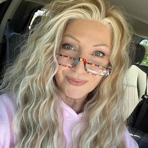IMSTYLE Long Brown Blonde Wigs: 13x4 Synthetic Lace Front Wig, Highlight Blonde Curly Wig Hair Heat Resistant Fiber Natural Hairline Daily Wig 24Inches (Brown Blonde)