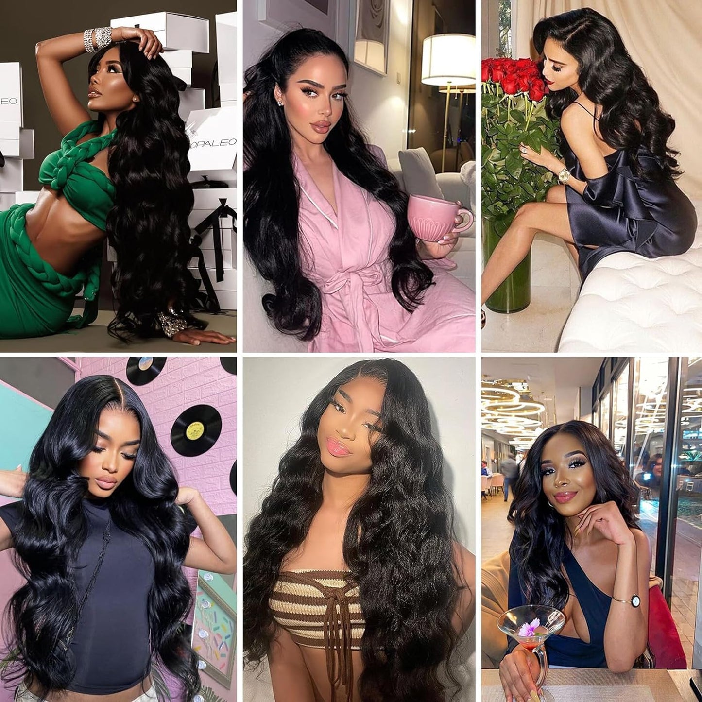 Giginger Body Wave Human Hair Wig 200% Density 13X4 Lace Frontal Wig 18 Inch Full Large Lace Space 13X4 Natural Black Body Wave Wigs Human Hair Pre Plucked For Black Women