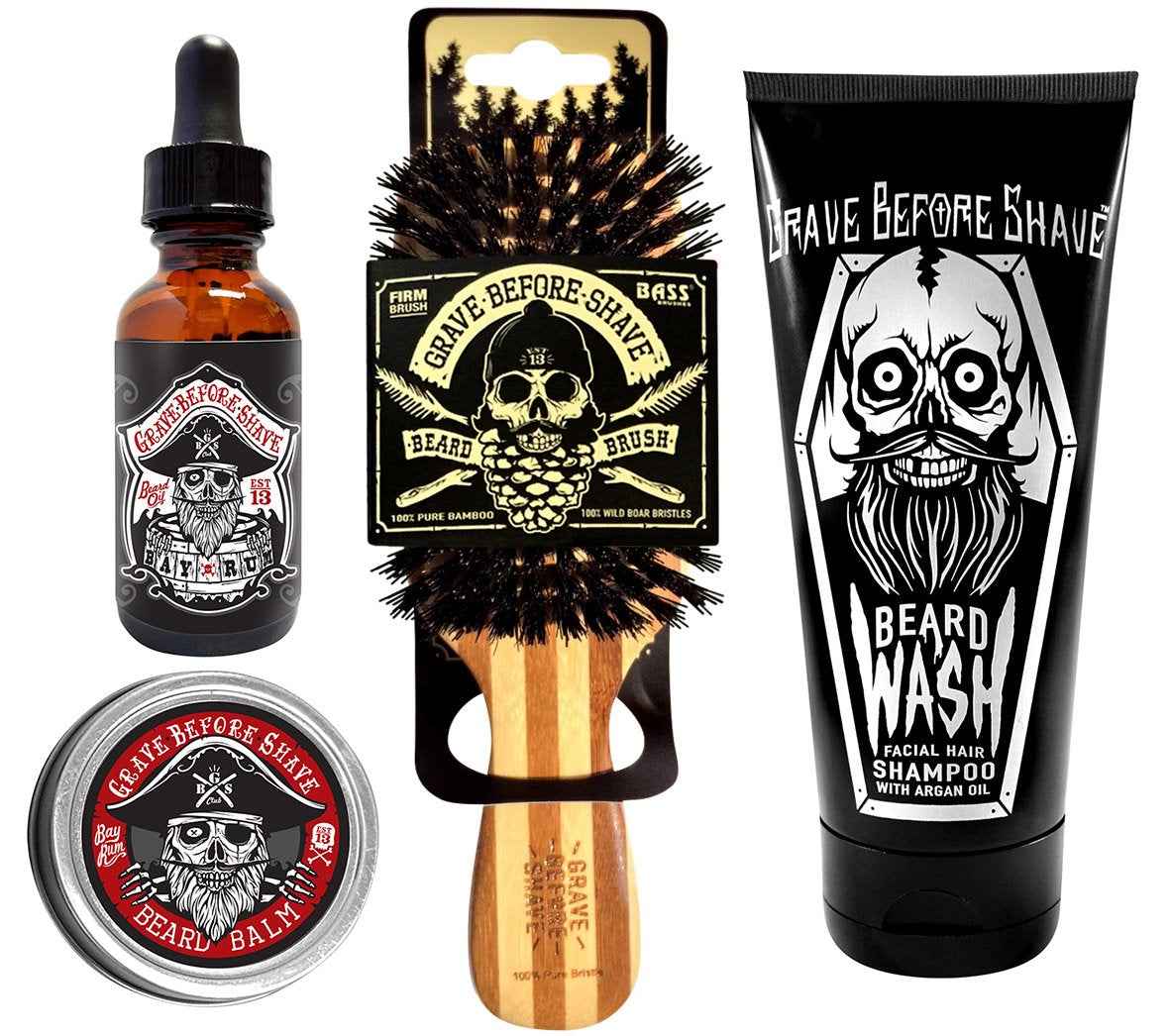 Grave Before Shave™ Beard Care Pack (Bay Rum Blend)