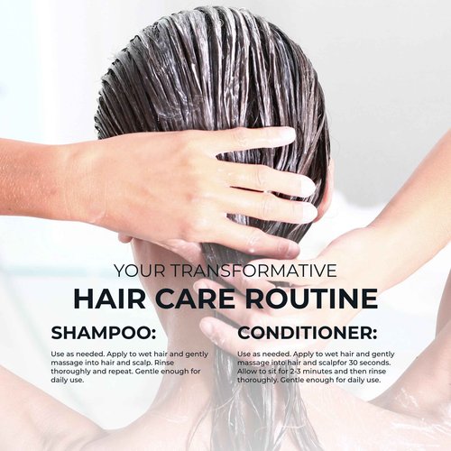 Hairmax Density Haircare Shampoo, Conditioner & Booster Set - For Thinning Hair - Supports Hair Density - Invigorates Hair & Scalp - For Men & Women - 10 fl oz (2 Bottles) & 4 fl oz (1 Bottle)