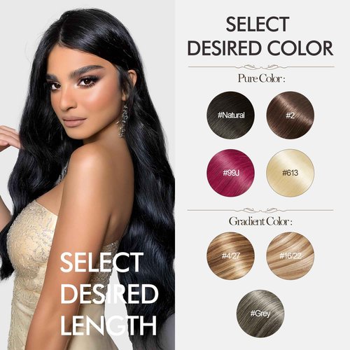 Clip in Hair Extensions for Women,#16/22 Light Blonde with Remy Human Hair Extensions Real Human Hair 125g 9Pcs Invisible Seamless Real Human Hair (16inch)