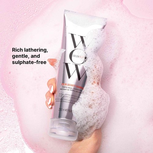 COLOR WOW Color Security Shampoo, 32 fl oz – Sulfate Free & Residue-Free Formula, Healthy Looking Hair & Scalp, Paraben Free Salon Quality