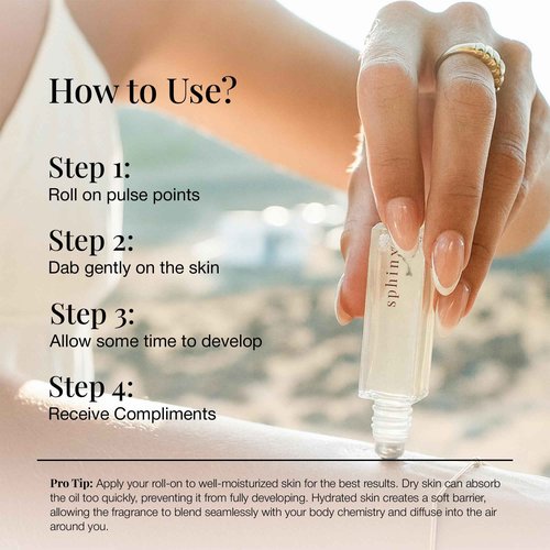 Riddle Sphinx Roll-On Pheromone Perfume Made in USA - Premium Rollerball Fragrance for Women Egyptian Musk & Sandalwood - Long-Lasting Alcohol-Free Gentle on Skin - Ideal for Daily Use and Travel