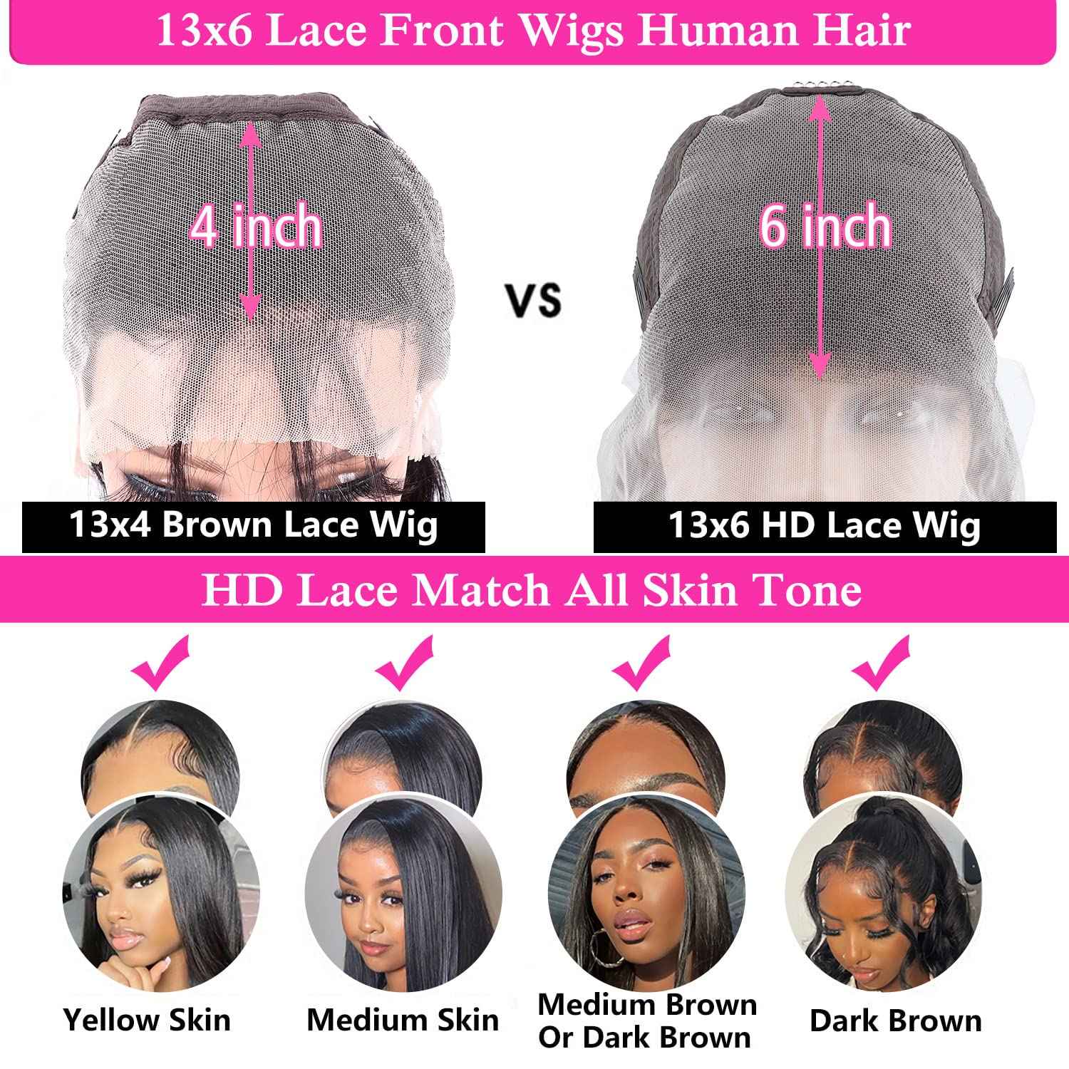 mengkai 13X6 Straight Lace Front Wigs Human Hair Pre Plucked with Baby Hair 13x6 HD Transparent Lace Frontal Wigs Human Hair 180% Density Straight Human Hair Wig for Women 30 Inch Glueless Wigs