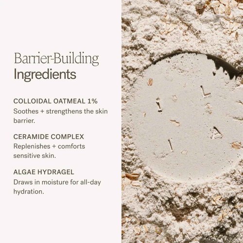 ILIA - Barrier Build Skin Protectant Cream | Hydrate, Comfort, Strengthen with Colloidal Oatmeal, Ceramide Complex + Algae Hydragel | Vegan, Non-Toxic, Cruelty-Free (50 mL)