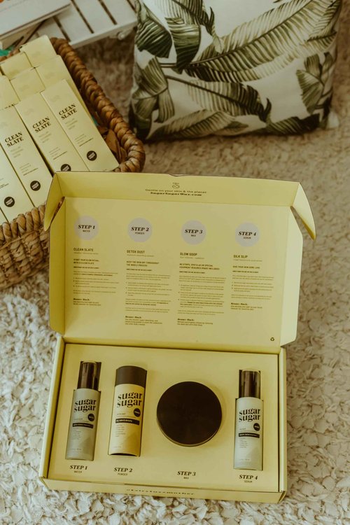 Sugar Wax Hair Removal Kit: All-in-One DIY Bundle for Smooth, Sensitive Skin - At-Home Sugaring Solution for Bikini, Brazilian, Face, Arms, & Legs