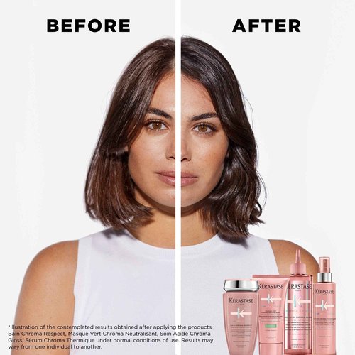Kerastase Chroma Absolu Chroma Shampoo & Conditioner Set For Sensitized or Damaged Color-Treated Hair - Protects and Hydrates With Glycerin and Hyaluronic Acid