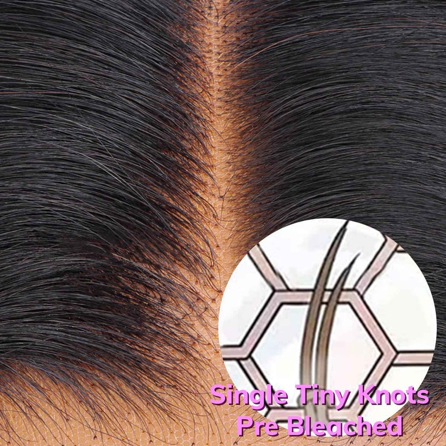 IDN Beauty Skinlike Real HD 13x4 Lace Frontal Straight 14 Inch Bleached Single Knots Ultra-thin Closure Virgin Human Hair 0.1 mm Pre Plucked Hairline