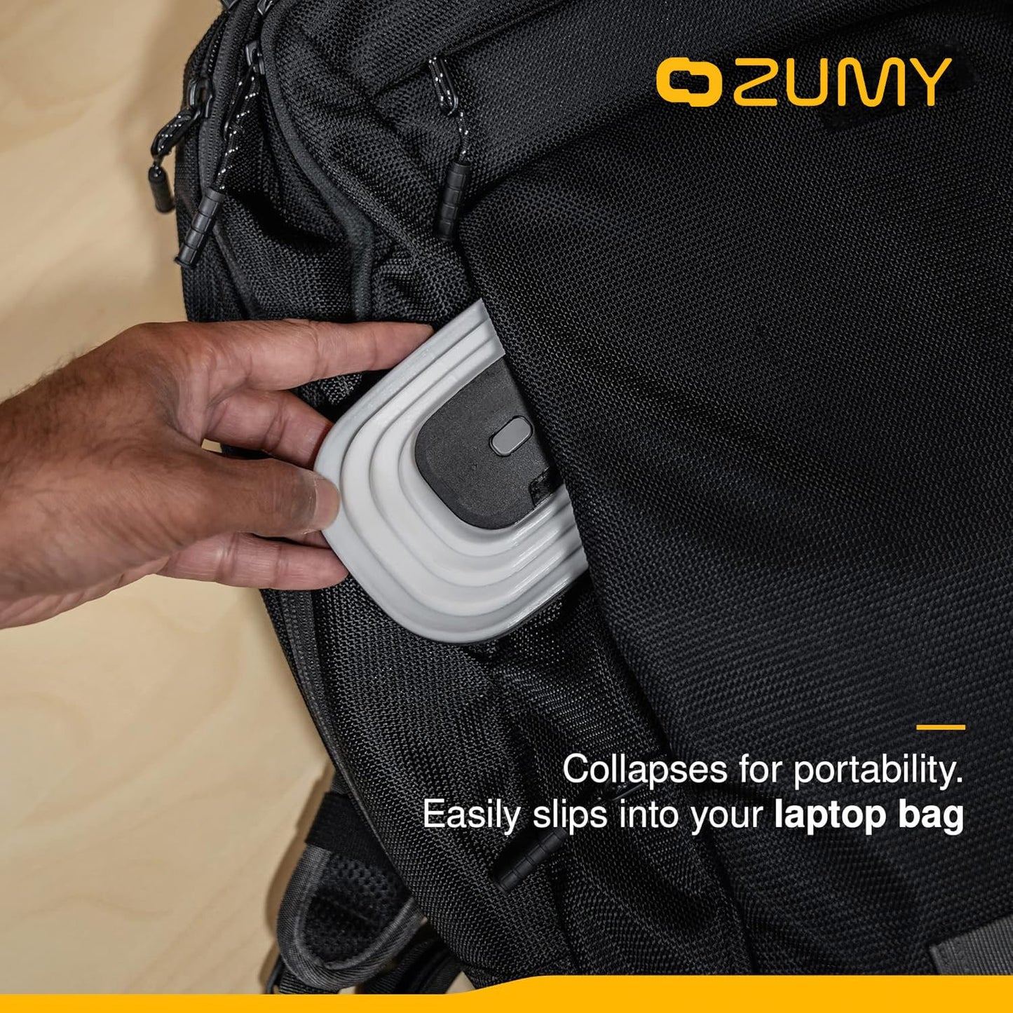 Zumy Softbox Video Conference Lighting for Video Recording - Portable USB LED Video Light, 4 Soft Light Levels, Laptop & Computer Video Lighting, Camera Webcam Streaming Selfie Light for Zoom Meetings