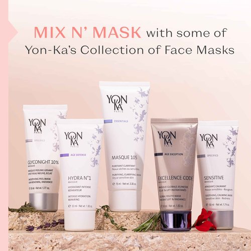 Yonka Essentials Masque 105 | Clarifying and Purifying Face Mask | Weekly Treatment for Dry and Sensitive Skin | Hydrates While Tightening Pores and Purifying Skin | 3.30 oz