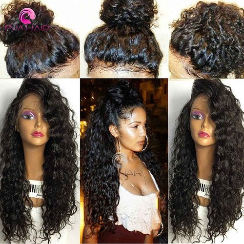 8A Brazilian 13X6 Lace Front Wigs Wet Wavy Beyonce Lace Front Human Hair Wigs Virgin Human Hair 150 density Top Lace Wigs Black Women(16 Inch,150 density,13x6 Lace Front Wig)