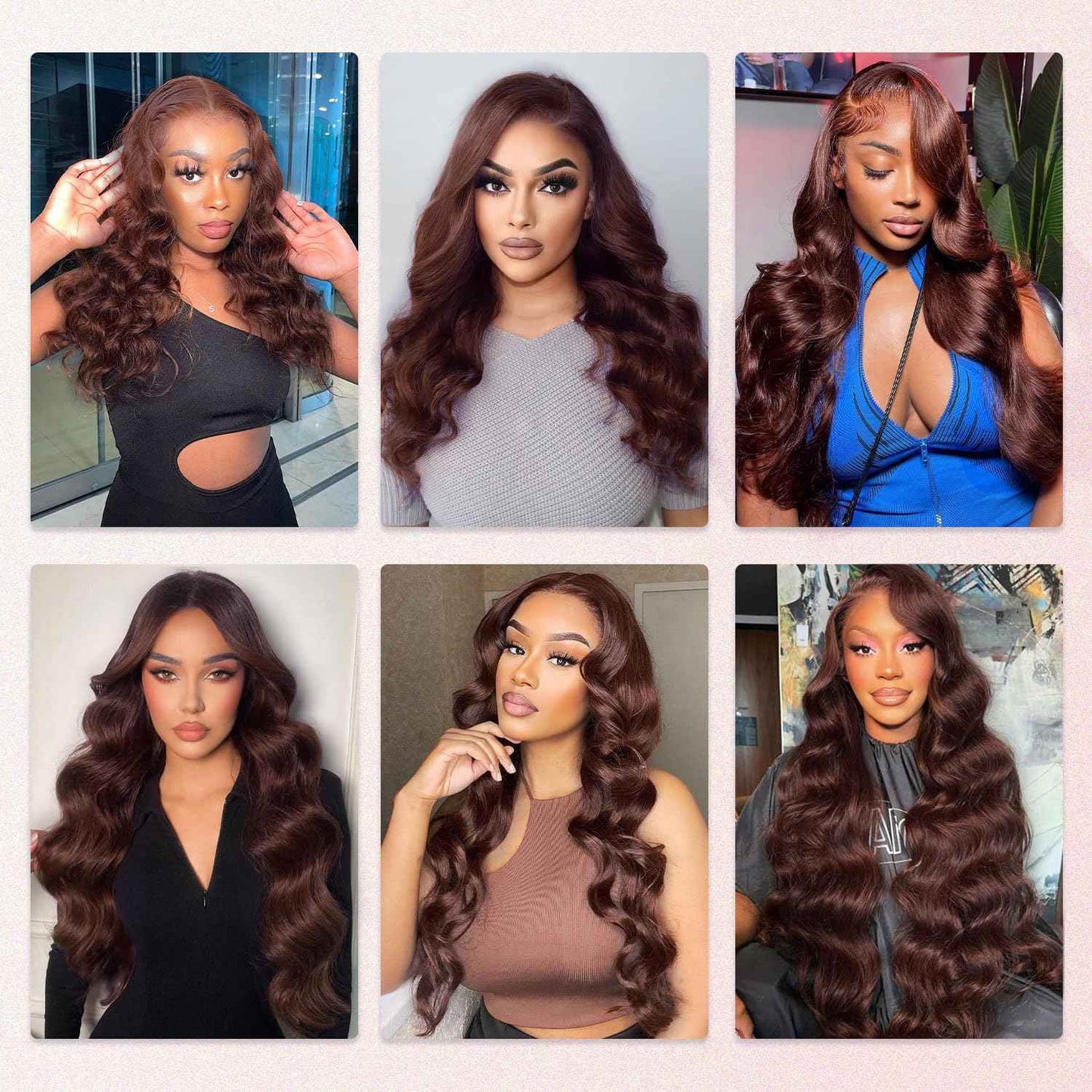 32 Inch Chocolate Brown Lace Front Wig Human Hair HD 13x4 Body Wave Lace Wigs Human Hair Colored #4 Glueless Wigs Human Hair Pre Plucked With Baby Hair 200% Density #4 colored