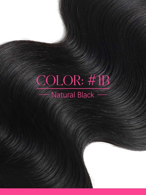 Lacer Body Wave Clip in Hair Extensions Real Human Hair, Seamless 7 Pcs 115g Wavy Human Hair Clip in Extensions for Women Natural Black 18 Inch