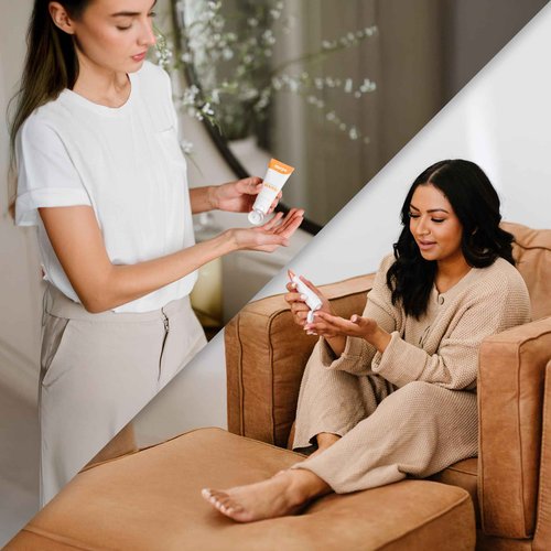 Carpe Sweat Absorbing Hand and Foot Lotion Bundle (3 Hand and 3 Foot Tubes), Stop Sweaty Hands and Sweaty, Smelly Feet, Dermatologist-Recommended