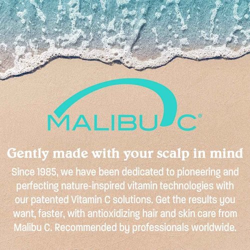 Malibu C Miracle Repair Reconstructor - Nourishing Hair Treatment for Weak, Damaged Strands - Flax Protein & Vitamin B5 for Moisture (33.8 oz)
