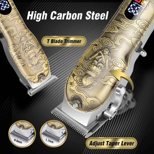 Karrte Men’s Grooming Kit Professional Hair Clippers and Shaver for Men,Electric Razor and Nose Trimmer Set,Gifts for Men