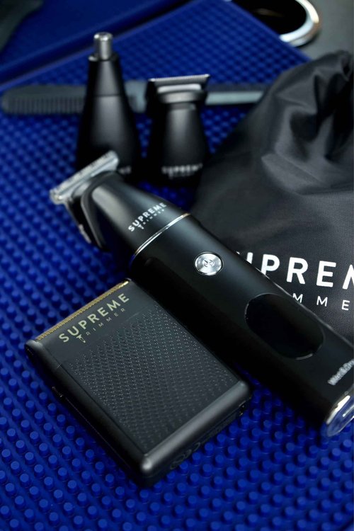 Supreme Trimmer Multigroomer SMG3030 + Solo Foil Shaver Kit | Wet/Dry 14PC Kit All-in-one Nose, Ear, Head & Face Precision Beard Trimmer | Pocket Shaver for Barbers & at Home Use