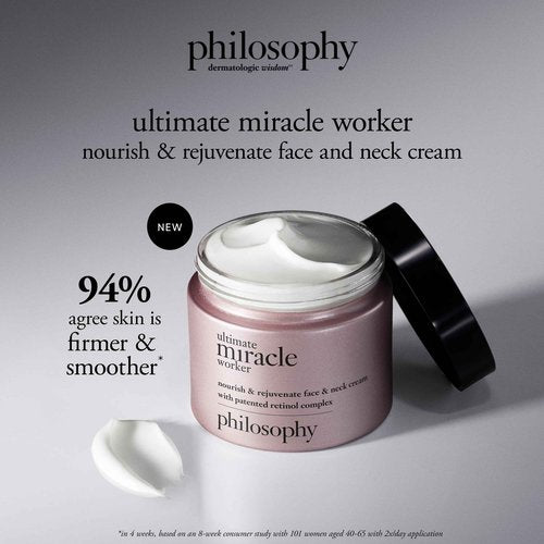 philosophy ultimate miracle worker nourish & rejuvenate face & neck cream 2 fl oz
