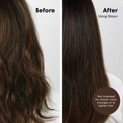 dpHUE Gloss+, Medium Brown (6.5 oz) + Root Touch-Up Kit, Medium Brown - Paraben, SLS & SLES Sulfate Free - Vegan, Leaping Bunny Certified