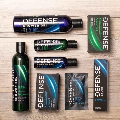 Defense Soap 12pk All Natural Peppermint Bar Soap for Men | Made by Wrestlers with Tea Tree Oil & Eucalyptus Oil to Promote Healthy Skin