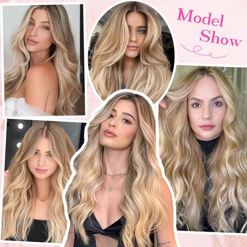 Eliysako I Tip Hair Extensions Human Hair Blonde Itip hair Golden Brown Mix Bleach Blonde 18inch 50g/pack Itip Human Hair Extensions Real Soft Nature Cold Fusion For Women