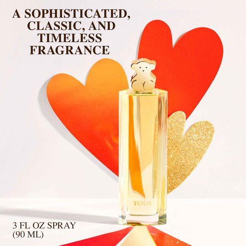 TOUS Eau De Parfum For Women, Long Lasting Floral Scent, Elegant Perfume With Notes of Neroli Petals, Rose, and Orange Blossom. For Daily Wear, 3 fl.oz.