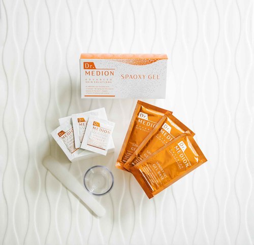 Dr. Medion Spaoxy Gel Advanced - Intensive Carbonated Skin Treatment Mask for Hydrated, Glowing Skin – Dermatologist Developed CO2 Therapy Mask, Made in Japan