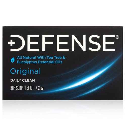 Defense Soap 2 Pack Body Wipes 40 Count, 2 Pack Body Wash 12 oz, 5 Pack Defense Bar Soap with natural Tea Tree and Eucalyptus Oil.