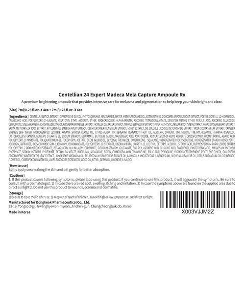 Centellian 24 Expert Ampoule (Season 2, 0.2fl oz x 8 pcs) - Korean Serum for Face, Soothing, Dry Sensitive Skin