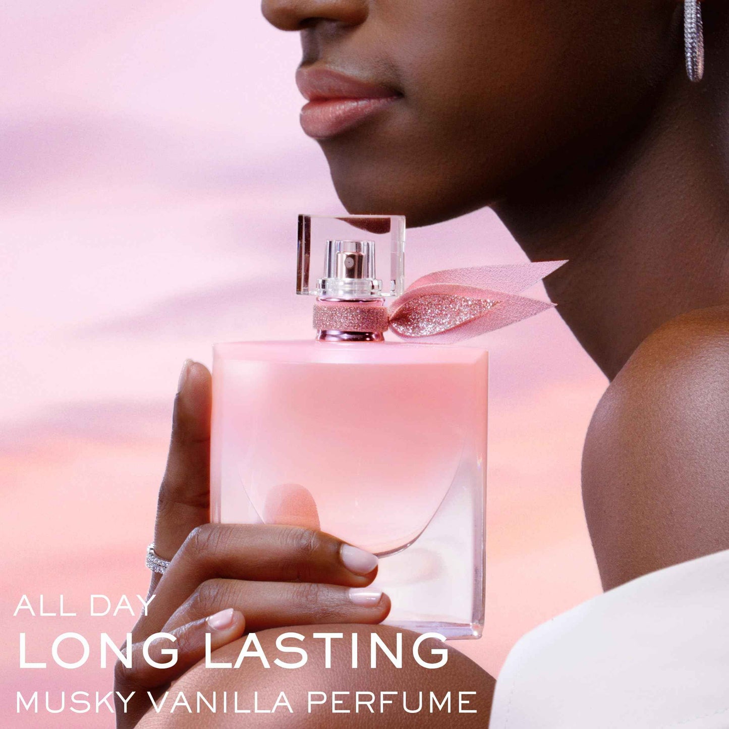 Lancôme La Vie Est Belle La Vie Vanille Nude Eau de Parfum - Long Lasting Fragrance with Notes of Solar Jasmine, Glazed Bourbon Vanilla, White Musk - Floral & Sweet Women's Perfume 1.0 Fl Oz.