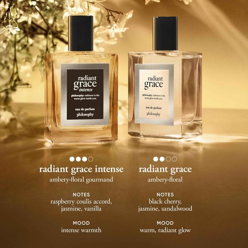 philosophy radiant grace intense eau de parfum for women, 2 oz