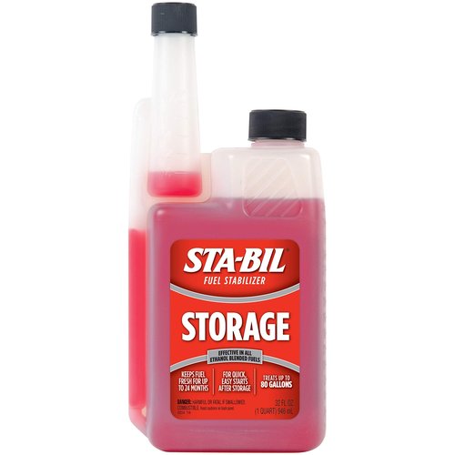 STA-BIL Storage Fuel Stabilizer | Keeps Fuel Fresh for 24 Months, Prevents Corrosion, Gasoline Treatment Additive that Protects System, Gas Stabilizer for Storage, 32 oz. (6 Pack)