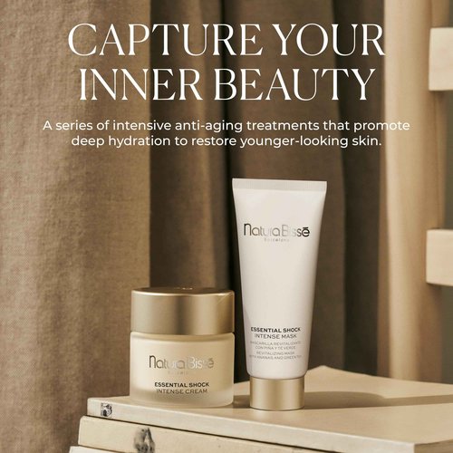 Natura Bissé Essential Shock Intense Mask, Revitalizing Anti-Aging Face Mask, Hydrates, Restores & Rejuvenates, For All Skin Types, 2.5 Oz