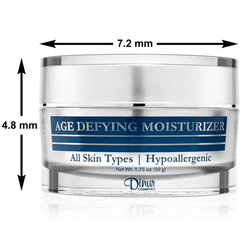 Dinur Cosmetics Hydractive 24 Age Defying Moisturizer Hydrating Looks Younger Smoother & Lucent Improves Skin Elasticity Uniformity 1.75 ounces/50 grams