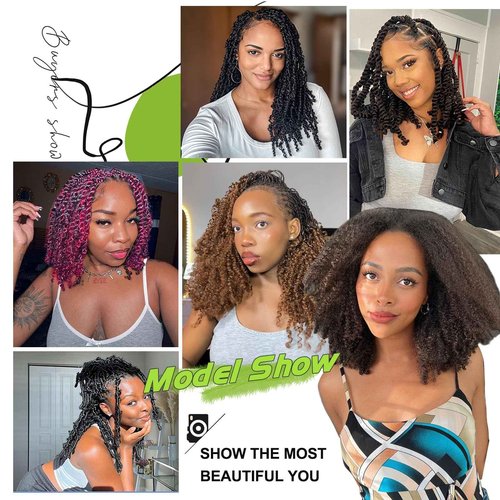 poetically 14 Inch Afro Kinkys Bulk Human Hair Natural Black Afro Kinky-Curly Human Hair Bulk for Twist/Dreadlock Extensions/Repair Locs/Braids 50g Mini Twist Braiding Hair