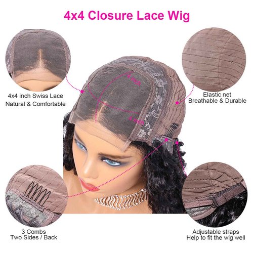 Highlight Ombre Lace Front Wig Human Hair 4x4 Balayage FB30 Body Wave Honey Blonde Lace Frontal Wigs with Baby Hair Natural Hairline Pre Plucked Brazilian Closure Wigs for Black Women 30inch