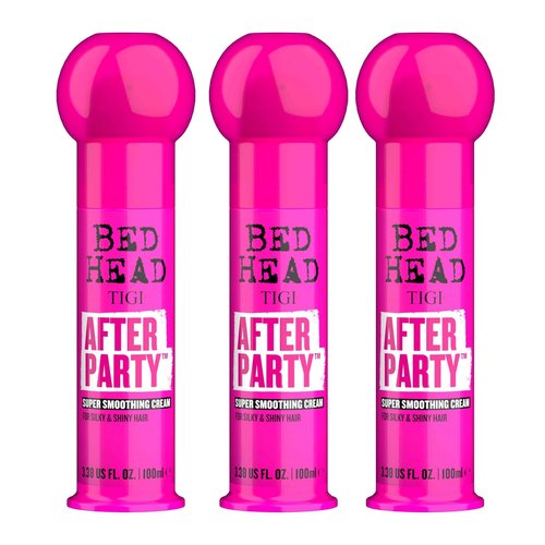 Bead Head by TIGI After Party Smoothing Cream - For Anti-Frizz & Smooth Hair - For All Hair Types - Use on Wet or Dry Hair - Premium Hair Care Products for Women & Men - 3.38 fl oz (3 Pack)