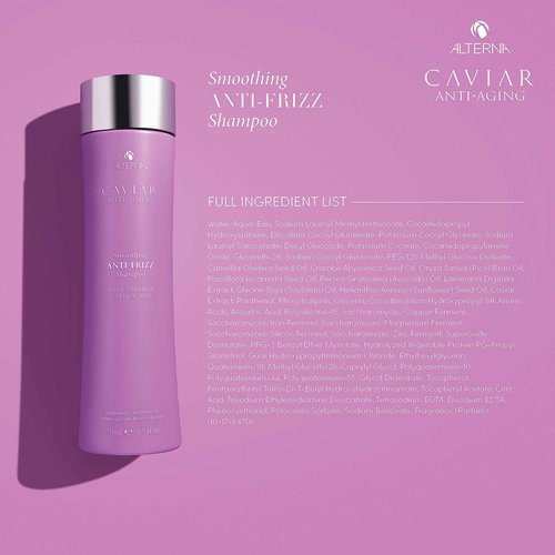 Alterna Caviar Anti-Aging Smoothing Anti-Frizz Shampoo Unisex Shampoo, 33.8 Fl Oz