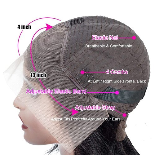 Kinkycurly Wig Human Hair 20 Inch 13x4 Lace Front Wigs Pre Plucked 180 Density Afro Kinky Curly Human Hair Wig Kinky Curly Lace Frontal Wigs for Black Women