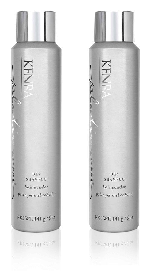 Kenra Professional Platinum Dry Shampoo | Oil Absorbing Spray | Instantly Revives & Refreshes Hair | Saves Time & Extends Blowouts | All Hair Types | 5 oz (2-Pack)