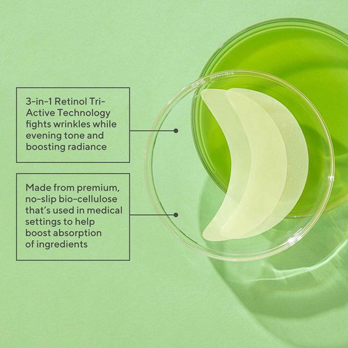 Murad Target Eye Wrinkles (3 Piece Value Set) - Retinol Eye Serum, Targeted Wrinkle Corrector, Retinol Eye Mask - Improves Undereye Puffiness Dark Circles and Reduces the Appearance of Fine Lines