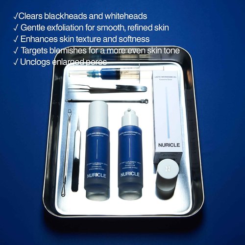 NURICLE LACTO-MICROBIOME 10% Exosome Dose 30ml (1.014fl.oz) Exosome Korean Serum for Pores, Blackheads & Skin Texture – Korean Skin Care