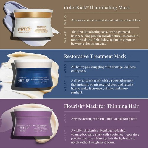 Virtue ColorKick Illuminating Hair Mask | Tones, Nourishes, Preserves Color-Treated Hair