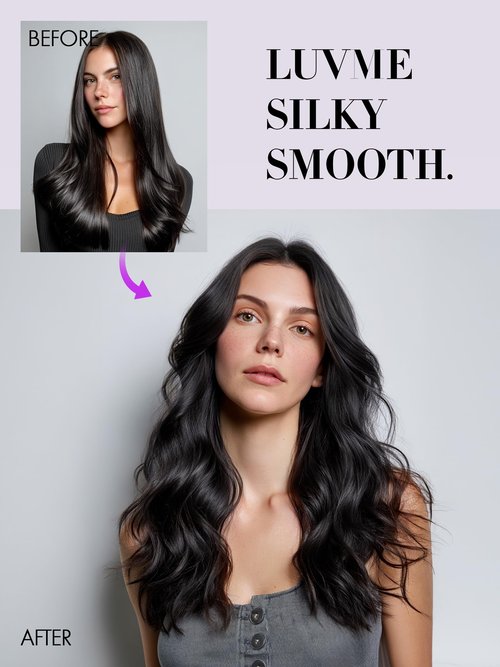 LUVME Invisible Clip in Hair Extensions Real Human Hair, 14 inch 110g 6Pcs, Natural Black Remy Human Hair Extensions Clip ins for Women, Natural Human Hair